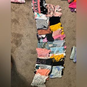 Girls short sleeve shirts -23 total shirts